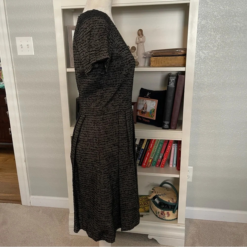NWT Club Monaco Davin Tweed Fit and Flare Dress w/ Pockets Sz 2 - Picture 6 of 11